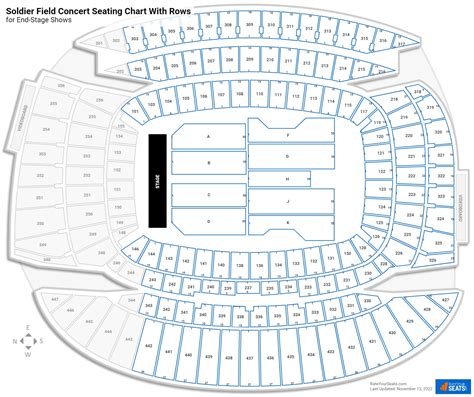 Soldier Field Seat Map