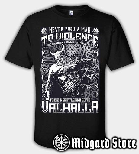Viking Warrior T Shirt Midgard Store