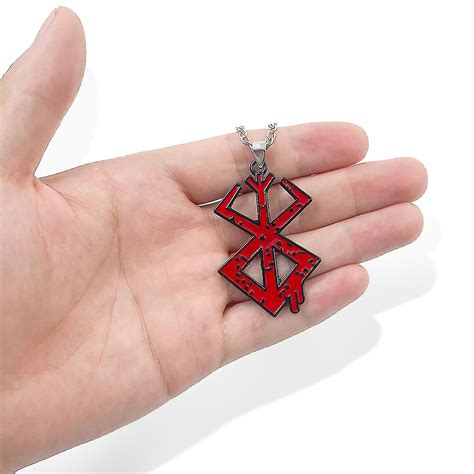 Berserk Symbol Necklace Pendant The Mad Warrior Of Norse Viking