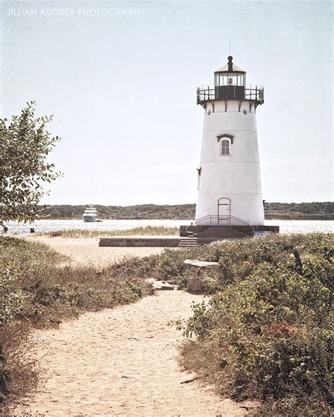 Edgartown Lighthouse Photography Print Jillianaudrey