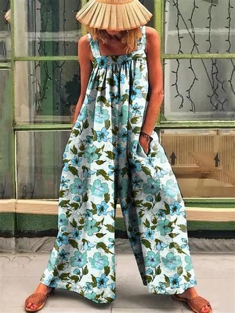 retro casual loose jumpsuitspring outfits summer outfits ootd🔥30 off use code 30pin🔥 in 2022