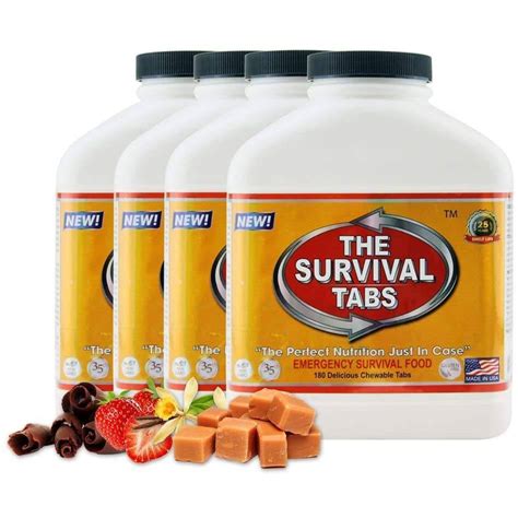 Survival Tabs Mixed Flavor Variety Pack 720 Food Tablets Ships