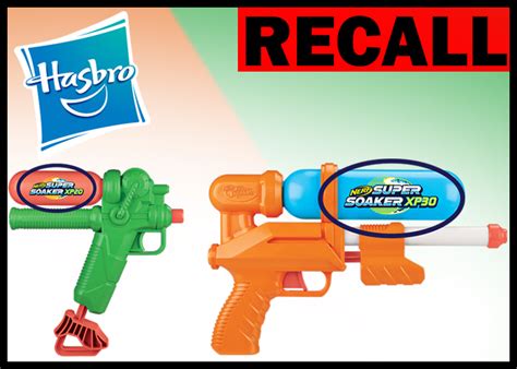 Hasbro Recalls Nerf Super Soaker Water Guns Sold At Target