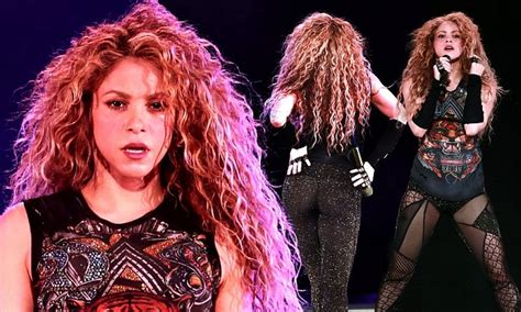 shakira shows off her peachy posterior in france
