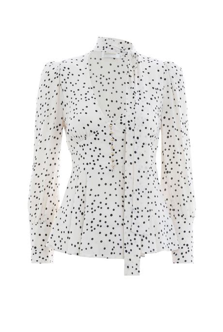 EMPIRE BLOUSE - SHOP BY CATEGORY-Shirts and Blouses : Home - ZIMMERMANN SUMMER 19
