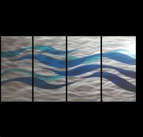 Blue Waves Wall Art Design Modern And Stylish Wall Art Design Australia