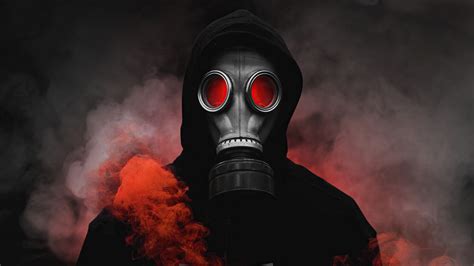 1920x1080 Gas Mask Boy Laptop Full Hd 1080p Hd 4k Wallpapers Images