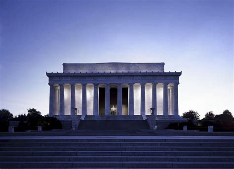 Lincoln Memorial Statue Building Historic National Washington Dc