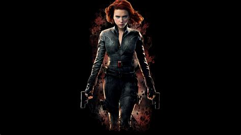 Download Black Widow Avengers Scarlett Johansson Minimal Wallpaper