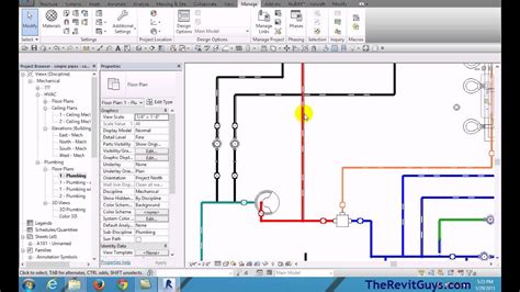 Revit Mep Pipe And Duct Line Break Youtube