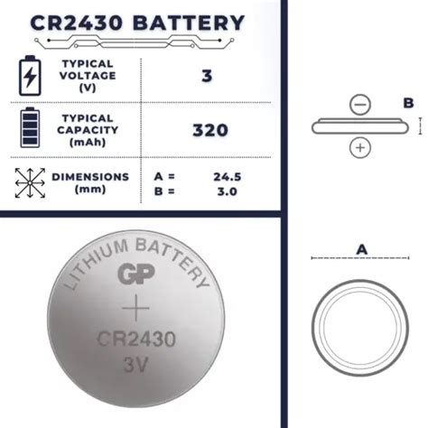 Cr2430 Battery Size Voltage Capacity Advantage And Uses