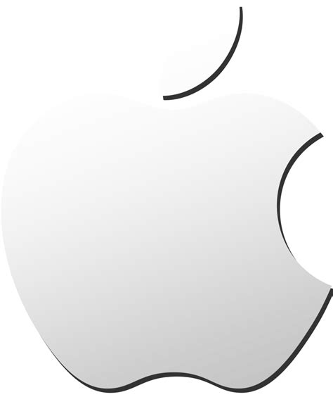 Apple Grey Logo Png Clipart Png Mart