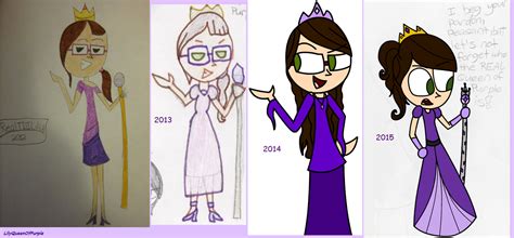 Evolution Of The Queen Of Purple By Queen Of Purple On Deviantart