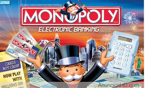 Es el clásico juego rápido de negociación de propiedades, pero con la más alta tecnología. Canción anuncio Monopoly Electrónico y Monopoly Millonario ...