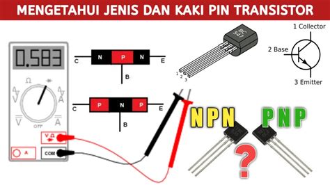 Cara Mengetahui Kaki Dan Menentukan Jenis Transistor NPN Dan PNP Dengan Digital Multimeter YouTube