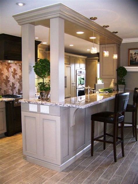 Kitchen island with a breakfast bar. 21 best images about Breakfast bar ideas on Pinterest ...