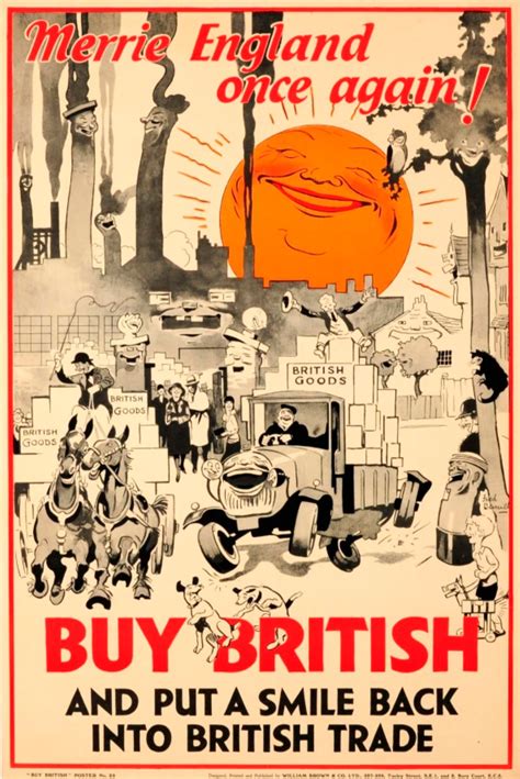 U K 1930s Vintage Advertising Poster Merrie England Once Again Buy