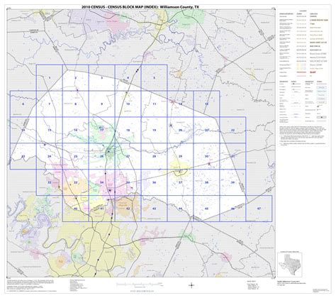 2010 Census County Block Map Williamson County Index The Portal To