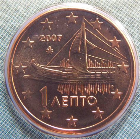 Greece 1 Cent Coin 2007 - euro-coins.tv - The Online ...