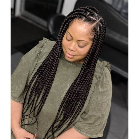 Your ultimate guide to knotless braids. Top 20 Knotless Box Braids Hairstyles | Twist braid ...
