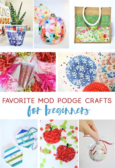Easy Mod Podge Craft Ideas All Crafty Things