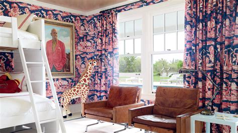 Patriotic Decor Red White And Blue Rooms Architectural Digest