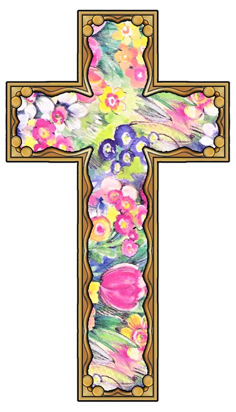 Artbyjean Easter Clip Art Some Easter Clip Art Crosses With Floral