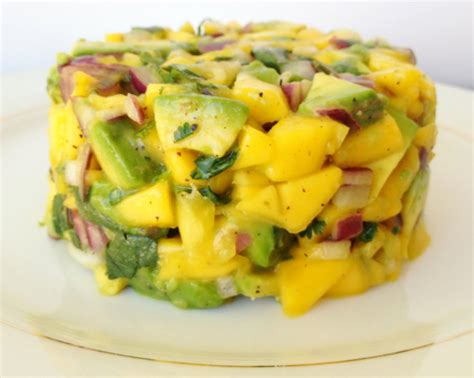 Avocado and mango salsa if you like guacamole, chances are you'll love this salsa. Mango Avocado Salsa — My Healthy Dish