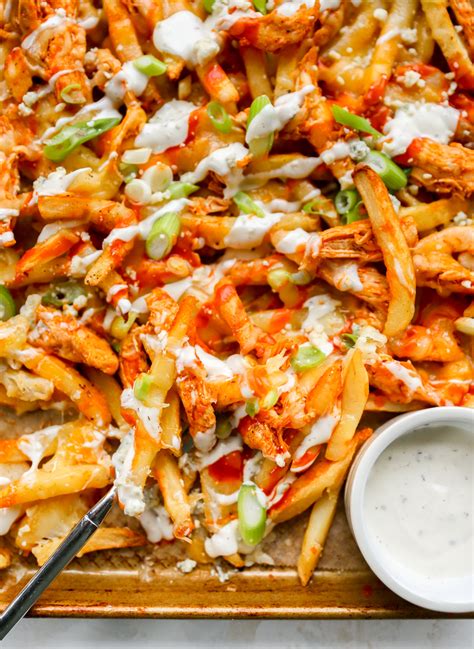 Buffalo Chicken Ranch Cheese Fries Yes To Yolks