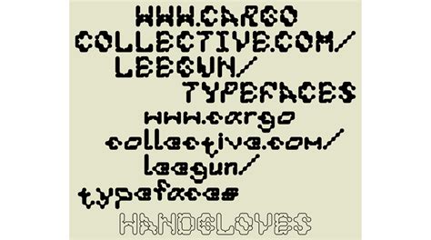 Typefaces Handgloveshandgloves