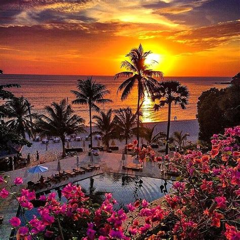 Sunset At The Surin Phuket Thailand 🌅🌅🌴🌴 Picture By Laurenbaxter2