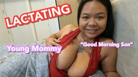 Young Stepmom Breastfeeding Big Lactating Boobs Milky Chloechris