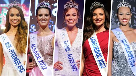 Miss France 2023 Découvrez La Première Moitié Des Candidates élues