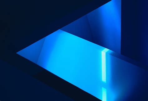 Art Abstract Geometric Blue Dark Background Wallpaper