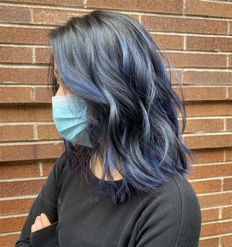 Top 30 Stylish Black And Blue Hair Ideas For Younger Women 2021 Updated