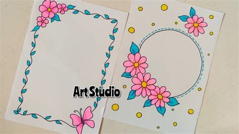 Flower Border Designs For Creative Projects
