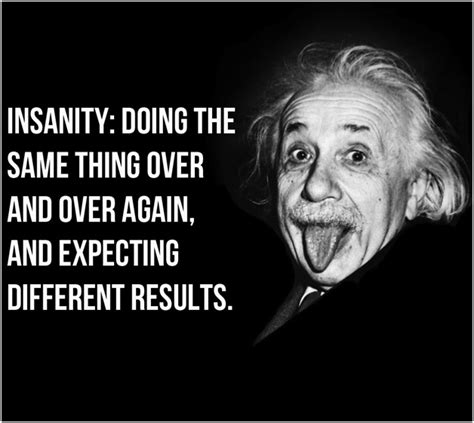 Doing the same thing over and over again and expecting different results. Einstein Poster The Most Popular Variants of Prints ...