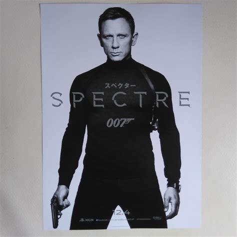 On Hold Spectre James Bond 007 Japan Movie Flyerchirashi Daniel
