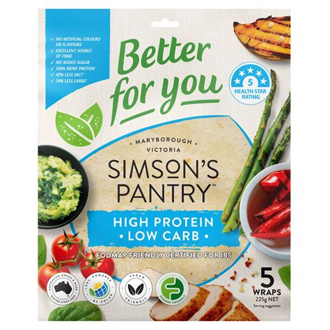 Simsons Pantry Better For You High Protein Low Carb Gi Institute