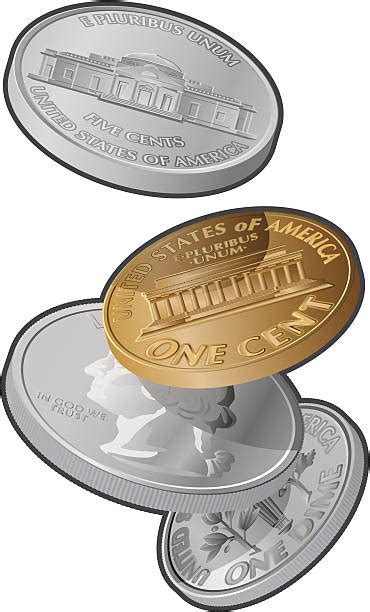 Us Coin Clip Art Vector Images And Illustrations Istock