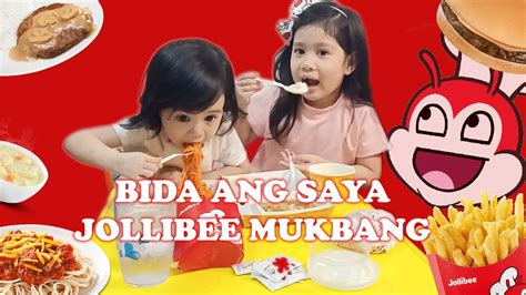 Jollibee Mukbang With My Little Sister Youtube
