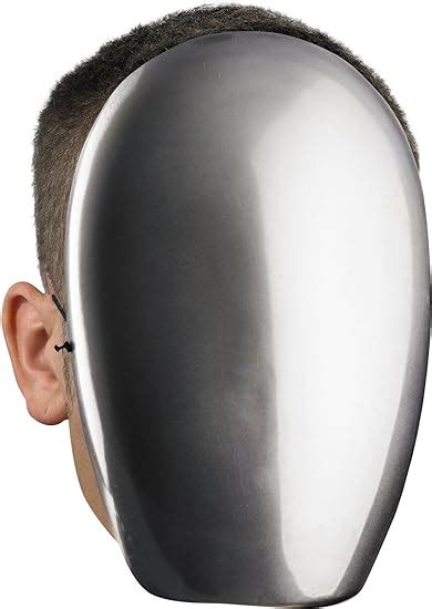 Disguise Costumes No Face Chrome Mask Adult Disguise Amazonca