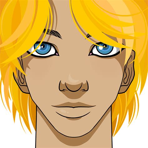 Facet Blondynka Portret Kreskówka Darmowy obraz na Pixabay Pixabay