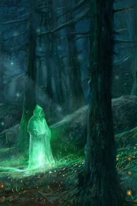 Druid In Forest Fantasy World Dark Fantasy Fantasy Forest Poses
