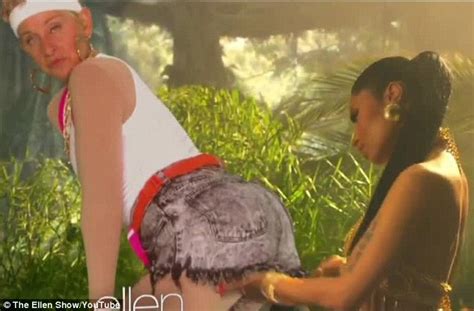 Nicki Minaj Left Red Faced Over Ellen Degeneres Anaconda Spoof Daily