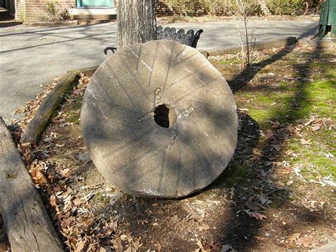19th Century Grist Mill Stone From Central Virginia 42 In Diameter