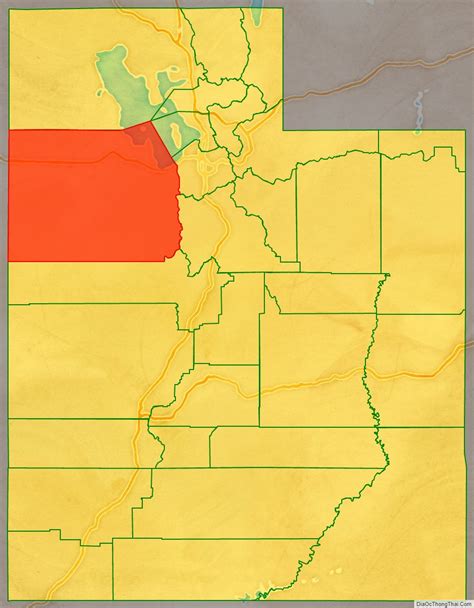 Map Of Tooele County Utah