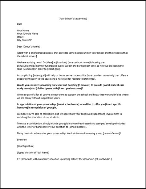 Sample Letter Requesting Financial Assistance For School | The Document
