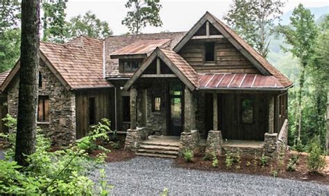Balsam Mountain Lodge — Rustic Mountain House Plans Amicalola Home