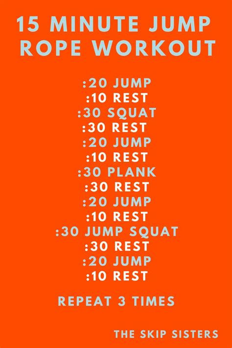 The 5 Minute Jump Rope Workout Is Shown On An Orange Background With